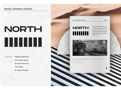 North Brand Lookbook brand branding brochure business catalogue clean download elegant free lookbook magazine modern north portfolio template