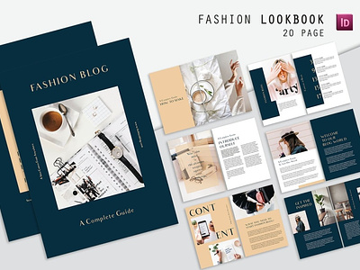 Guide Fashion Blog Magazine blog branding brochure business catalogue clean download elegant fashion fashion app free guide indesign lookbook magazine magazine ad modern portfolio template
