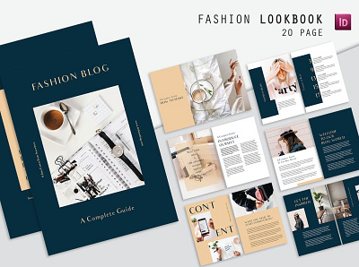 Guide Fashion Blog Magazine blog branding brochure business catalogue clean download elegant fashion fashion app free guide indesign lookbook magazine magazine ad modern portfolio template