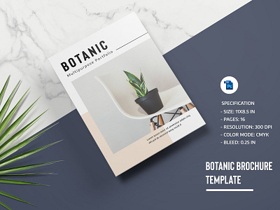 Multipurpose Portfolio Brochure, Photoshop Template branding brochure business catalogue clean download elegant free magazine modern portfolio portfolio site template