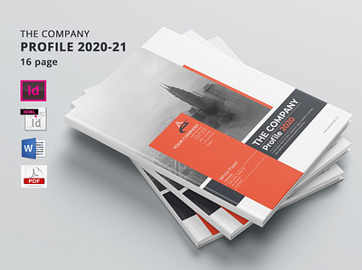 Company Profile, Word Template branding brochure business catalogue clean company download elegant free magazine modern portfolio template templates world