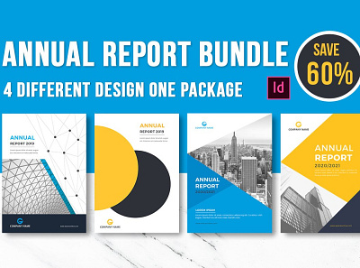 Annual Report Bundle branding brochure bundle business catalogue clean download elegant free magazine modern portfolio resport template