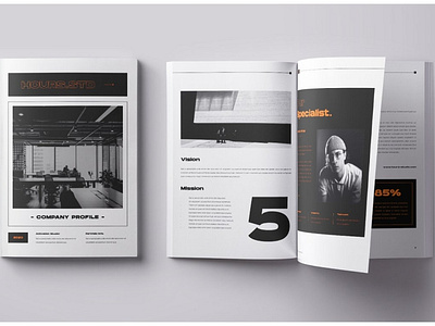 Hours Std Company Profile Brochure By Brochure Design On Dribbble