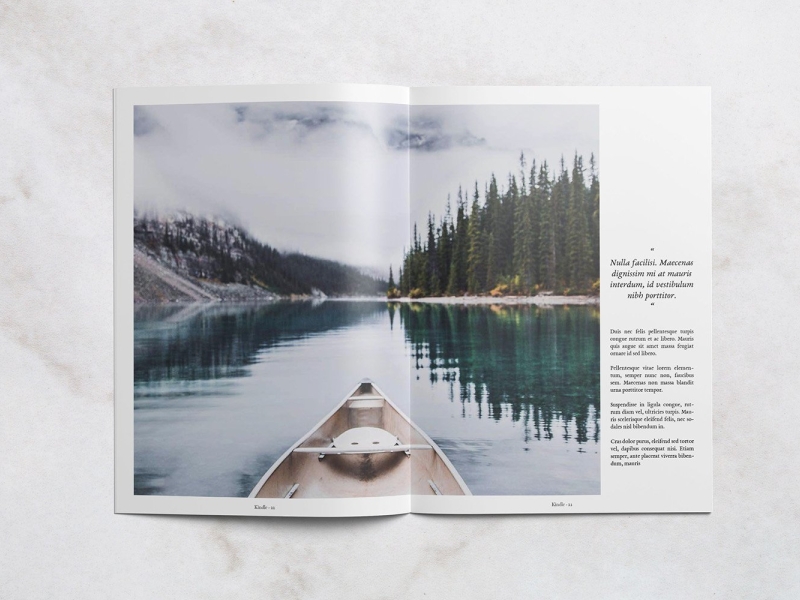 Download Kindle Magazine by Brochure Design on Dribbble