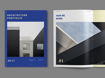 Architecture Portfolio Template architecture branding brochure business catalogue clean elegant indesign lookbook magazine modern portfolio portfolio site template