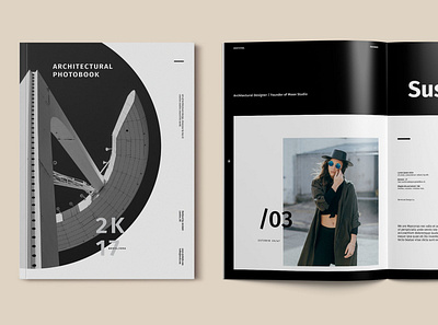 Architecture Photobook Template architecture architecture design architecture logo branding brochure business catalogue clean elegant magazine modern photobook portfolio template