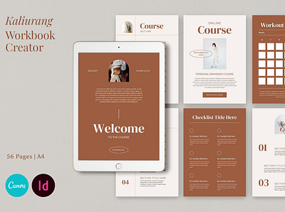 Kaliurang - Workbook Creator branding brochure business catalogue clean creative design download elegant magazine modern portfolio template workbook