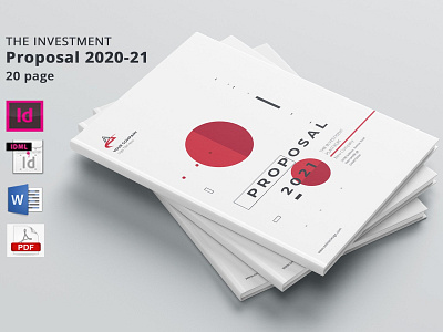 Investment Proposal branding brochure business catalogue clean download elegant free investment magazine modern portfolio proposal template