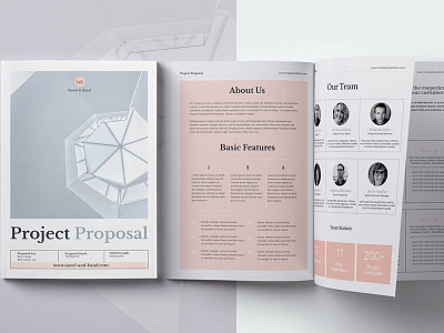 Project Proposal - Novel & Band branding brochure business catalog catalogue creative elegant indesign magazine portfolio template