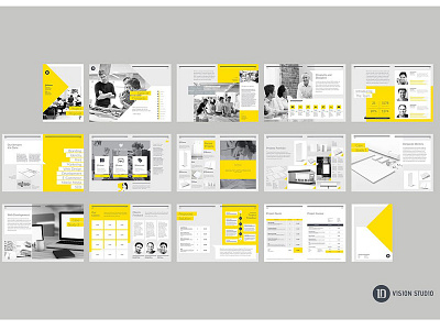 Proposal Template 002 branding brochure business catalogue clean design editorial elegant indesign magazine modern portfolio studio template