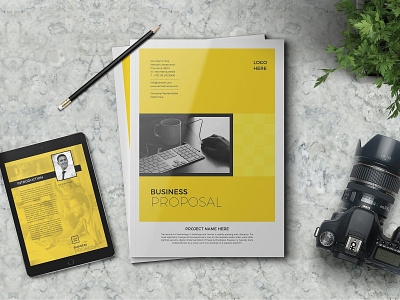 Business Proposal Template branding brochure business catalogue clean editorial elegant indesign lookbook magazine modern portfolio studio template