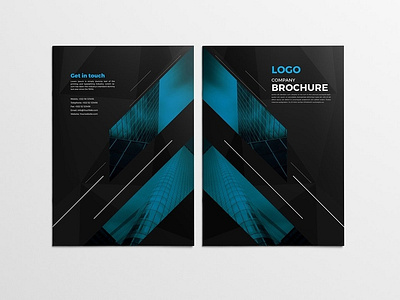 Clean Company Brochure branding brochure business catalogue editorial elegant indesign lookbook magazine modern portfolio template