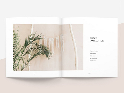 Ginkgo Lookbook Template branding brochure business elegant indesign magazine modern portfolio template