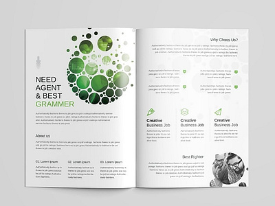 Bi-Fold Brochure bi fold branding brochure business catalogue clean design editorial elegant indesign lookbook magazine modern portfolio proposal studio template