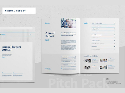 Annual Report advertising agency annual annual report annual template black branding brochure business catalog clean company corporate designer pitch pitch pack profile report template stationery template