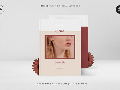 SPRING Outfit Editorial Lookbook branding brochure business catalogue editorial editorial lookbook editorial template elegant lookbook lookbook template magazine modern outfit portfolio print spring spring brochure spring design spring template template