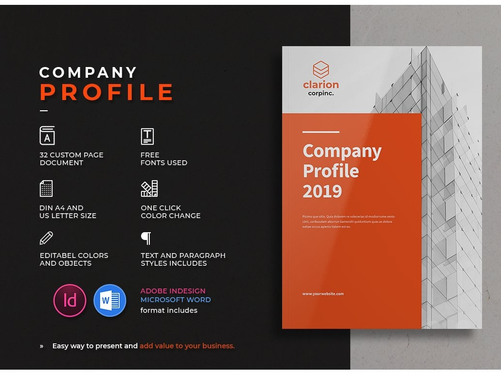 Editable Company Profile Template