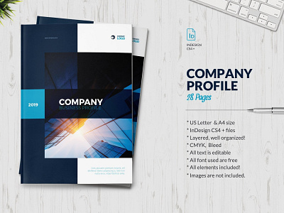 Company Profile branding brochure business catalog catalogue clean company creative design editorial elegant fashion indesign lookbook magazine modern portfolio proposal studio template