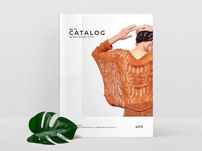 SATE - Catalog branding brochure business catalog catalogue clean clothing design editorial elegant fashion feminine indesign lookbook magazine modern portfolio proposal studio template