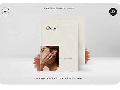 OURE Photography Portfolio branding brochure catalogue clean elegant minimal modern photography photography brochure photography design photography portfolio photography template popular portfolio portfolio design portfolio template professional stylish template trendy