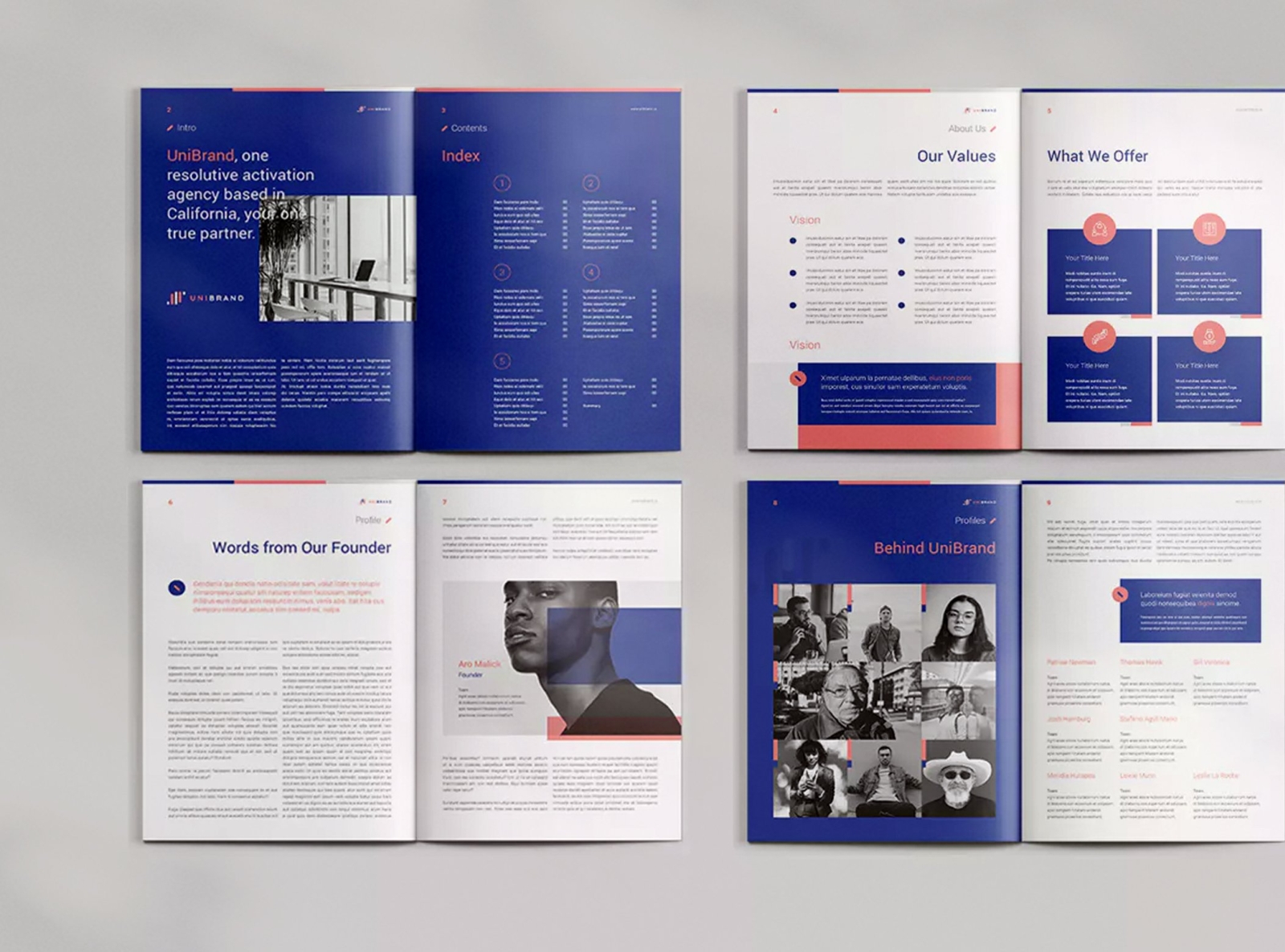 Download Annual Report By Brochure Design On Dribbble PSD Mockup Templates