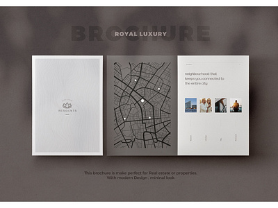 Luxury Brochure branding brochure business catalogue clean elegant indesign luxury magazine modern portfolio template