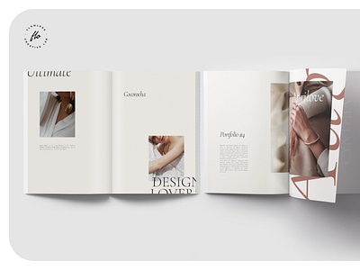 CAROLE Photography Portfolio branding brochure business catalogue clean elegant indesign magazine modern photography portfolio template