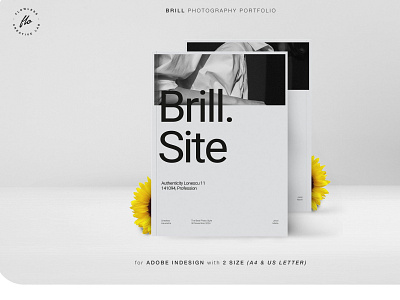 BRILL Photography Portfolio branding brochure business catalogue clean elegant indesign magazine modern photography photoshop portfolio template