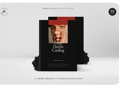 EVOLV Womens Outfit Catalog branding brochure business catalog catalogue clean download elegant free indesign magazine modern portfolio template