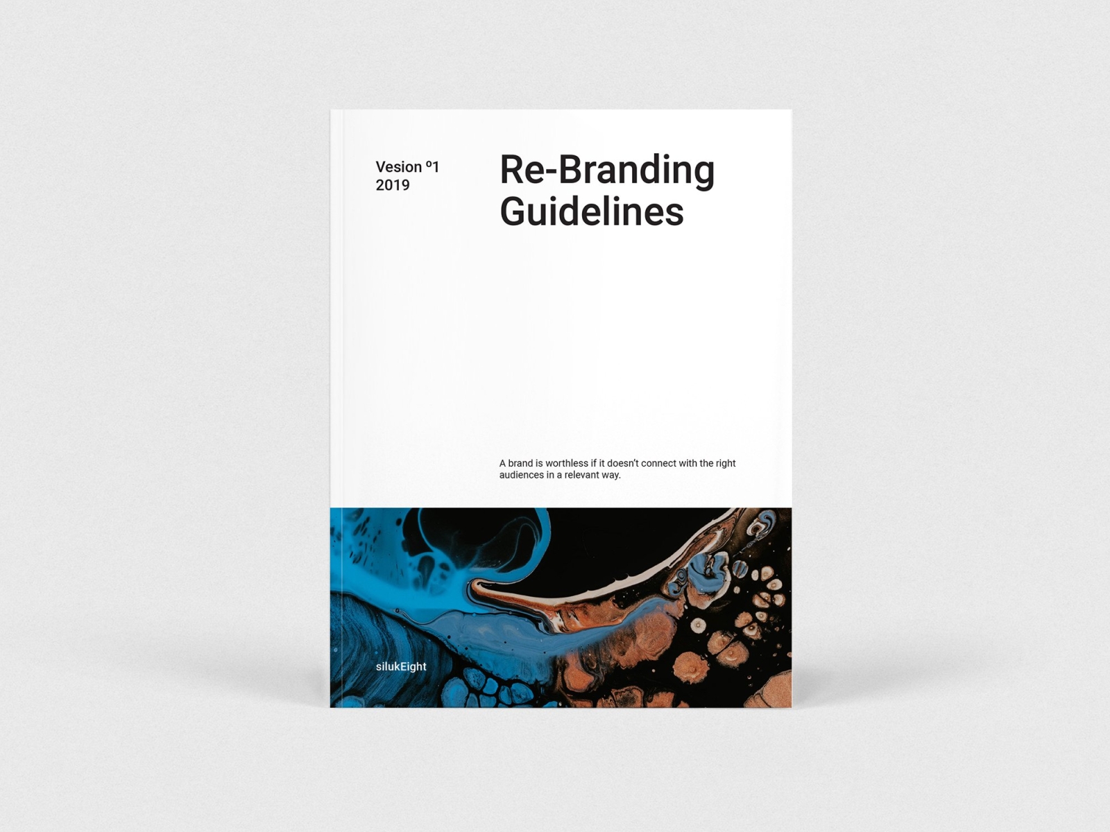 Re-Branding Guidelines branding brochure business catalogue clean elegant guideline magazine modern portfolio template
