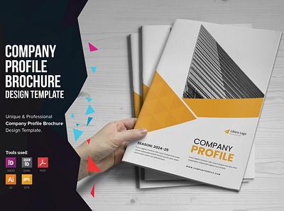 Company Profile Brochure v11 branding brochure business catalogue clean download download mockup elegant free indesign magazine modern portfolio template