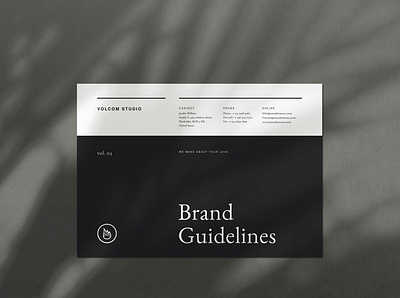 Brand Guidelines branding brochure business catalogue clean download download mockup elegant free indesign magazine modern portfolio template