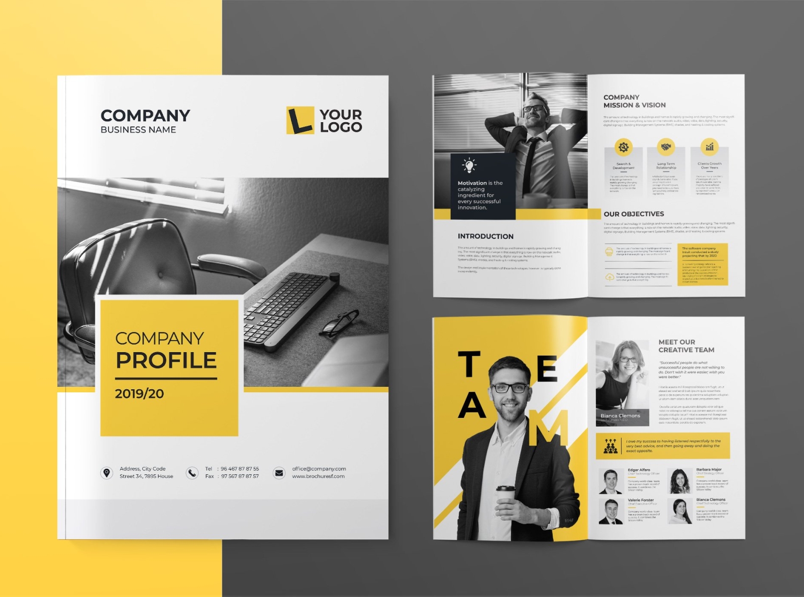 company-profile-design-template-word-foto-kolekcija
