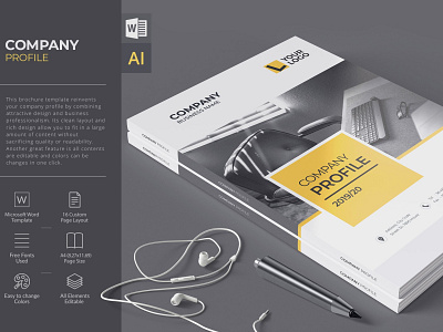 Company Profile Word Template By Brochure Design On Dribbble