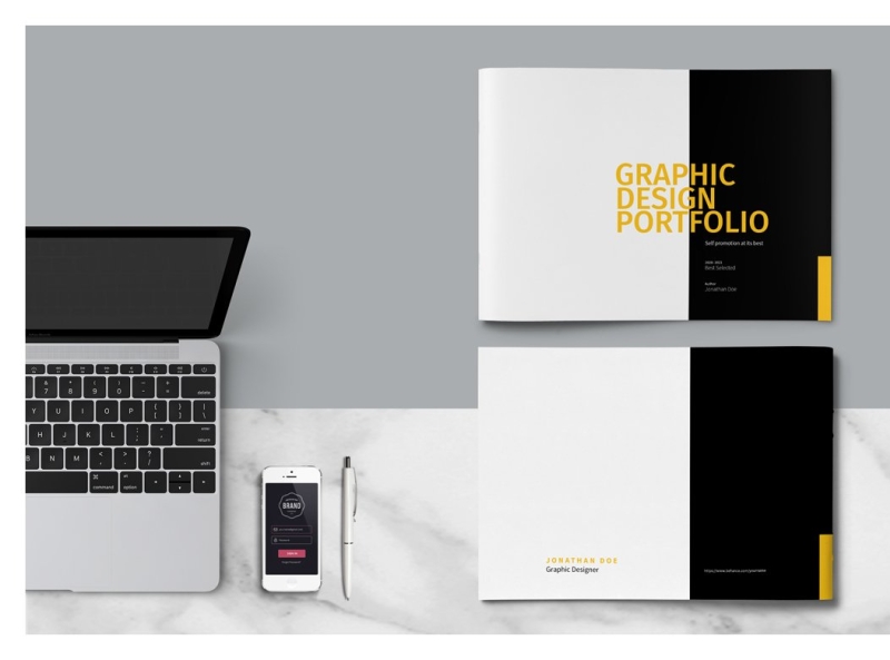 Graphic Design Portfolio Template By Brochure Design On Dribbble