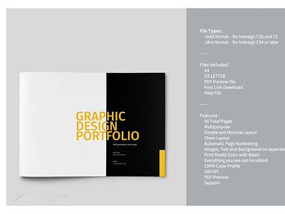 Graphic Design Portfolio Template By Brochure Design On Dribbble