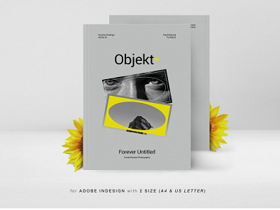 OBJEKT Photography Portfolio branding brochure business catalogue clean download elegant free indesign magazine modern photography portfolio portfolio site template