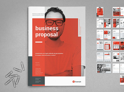 Proposal Vol. 24 branding brochure business catalogue clean download elegant free indesign magazine modern portfolio proposal template