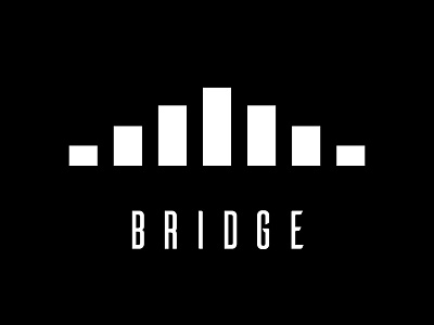 Bridge Logo Design branding design flat logo minimal typography