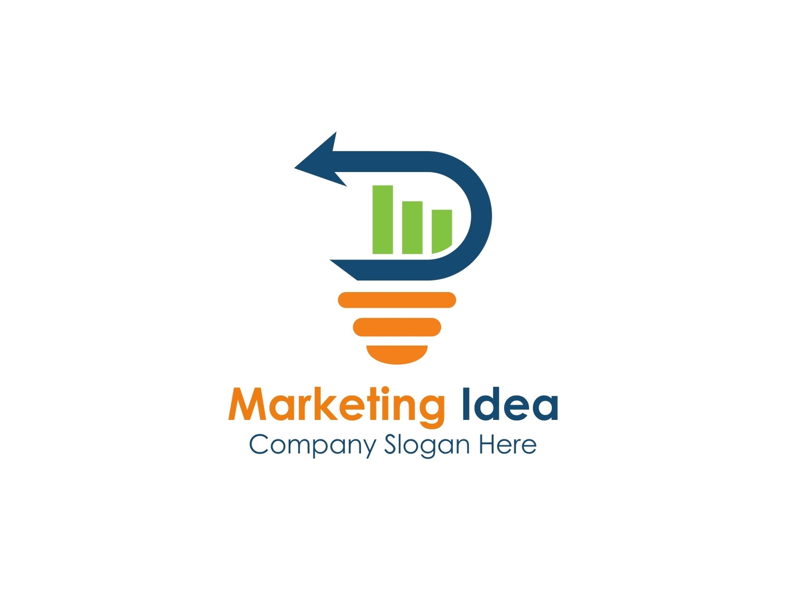 Marketing idea logo template by andre flamboyan on Dribbble