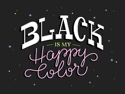 Black is my Happy Color dark goth gothic magic witch witchy