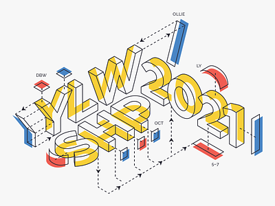YLWSHP21 Expanded Typographic Design branding conference branding design event branding lessonly