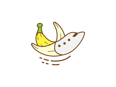 Banana Plane Logo Design app art banana branding cartoon concept art cute design flat flexible fruit logo icon illustration lineart logo modern plane vector yellow yellow logo