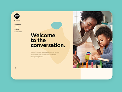 Cognoa Concept Design design desktop gradient homepage screens typography ui ux web web design webdesign website