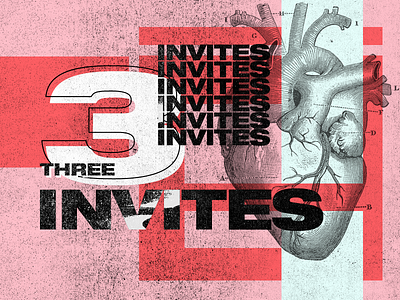 3 Dribbble Invites