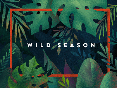 Wild Season colors design illustration vector