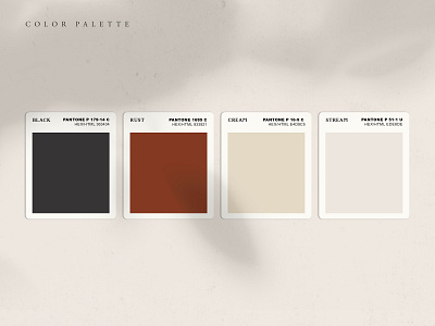 Color Palette - Complete Cafe Brand Identity