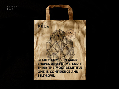 Paper Bag - Complete Cafe Brand Identity