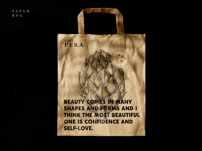 Paper Bag - Complete Cafe Brand Identity bag bag design brand identity cafe craft eco bag grafisk profil graphic profile graphicdesign illustration packaging paper papercraft shopping bag sketch sticker studio typography vintage visual identity