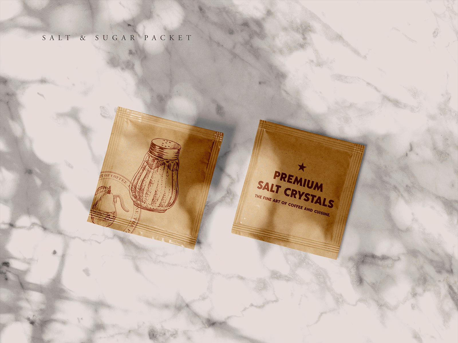 Salt & Sugar Packet - Complete Cafe Brand Identity brand identity branding cafe branding craft illustration pepper salt salt lake salt pocket small package sugar sugarpocket vintage visual identity